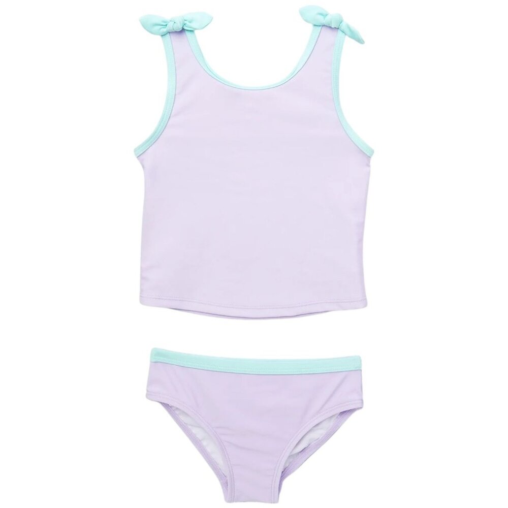 Wonder‎ Nation Toddler Girl Tankini Swimsuit In Lavender Sky Size 2T